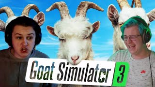 ПЯТЁРКА И КАКТО ИГРАЮТ В СИМУЛЯТОР КОЗЛА 3 Goat Simulator