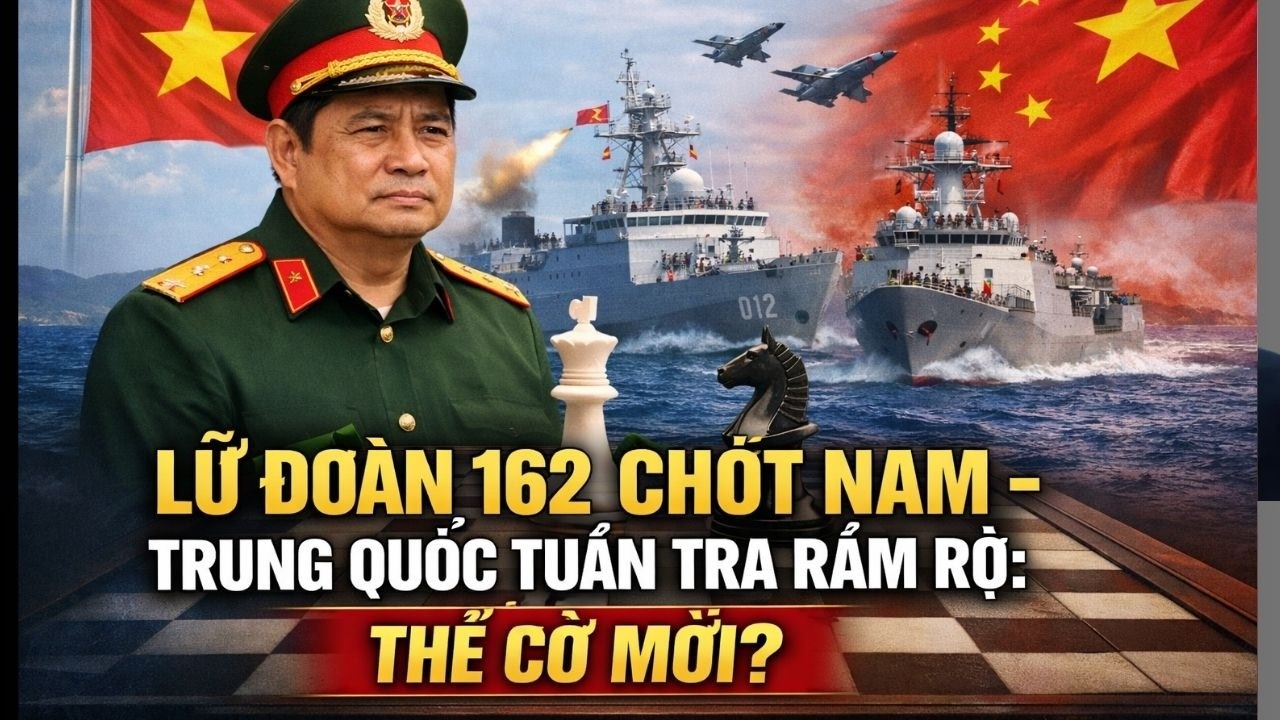 VIỆT NAM TUNG LỮ ĐOÀN 162 CHỐT CHẶN PHÍA NAM TRUNG QUỐC TUẦN TRA RẦM RỘ, BÀN CỜ BIÊN GIỚI BƯỚC VÀO T
