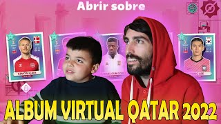 ABRIENDO SOBRES ALBUM VIRTUAL MUNDIAL QATAR 2022