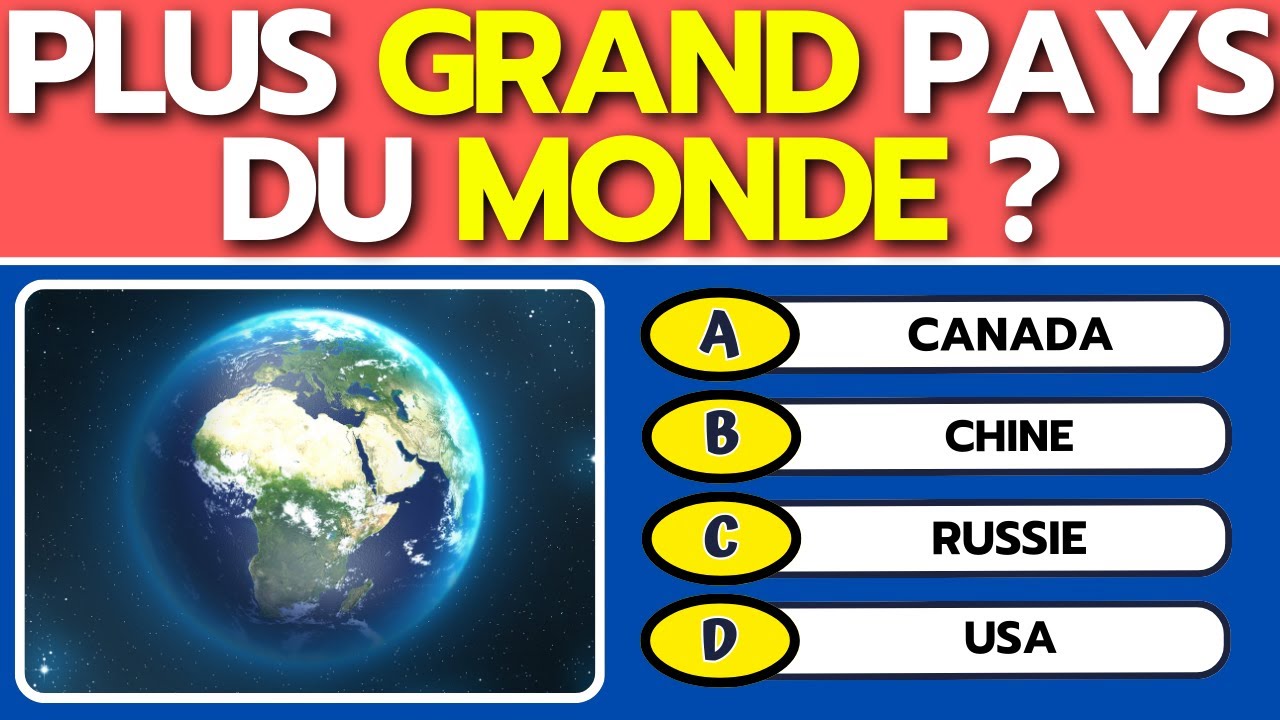 Peux-tu obtenir au moins 20/40 à ce quiz de Géographie ? '🎓 DEFI 40 questions Geographie 📚