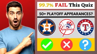 99.7% Of MLB Fans FAIL This Quiz...
