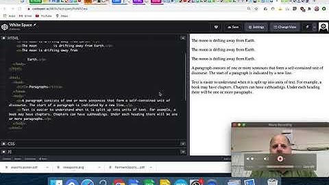 White Space or Collapsing White Space