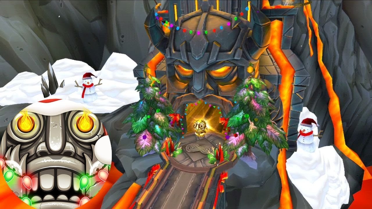 Temple Run 2 Holiday Havoc  Experience a Holiday like no other in our  biggest update of the year! Holiday Havoc is upon us and Santa and Mrs.  Claus need your help!