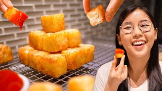 Potato Cubes 🥔 (TikTok's 2 ingredient CRISPY snack - BETTER than TATER TOTS)