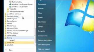 Make a program to start at windows startup
