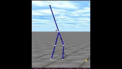 [3] Biped with neural networks learning to stand up