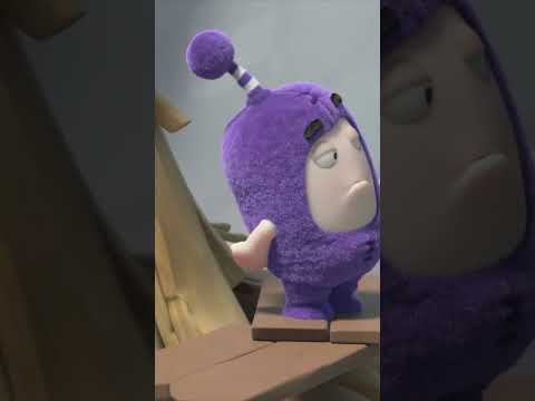 Construindo uma casa 🤣 #shorts #oddbods #brasil