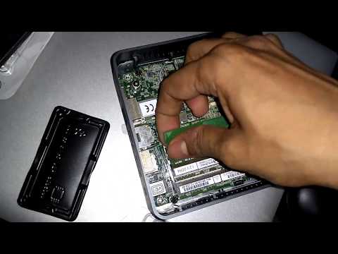 Intel NUC PC Ram Installation.