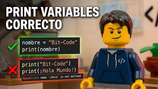 print y variables en Python | Los primeros dos bloques | Bit-Code