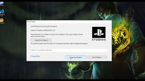 Ghost of tsushima pc fix something went wrong with this game
