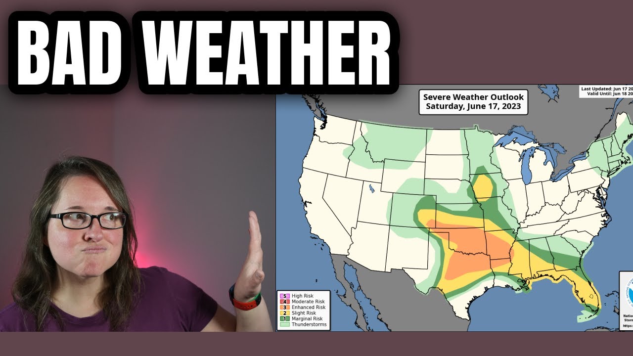ENHANCED severe weather risk all weekend.. yay - YouTube