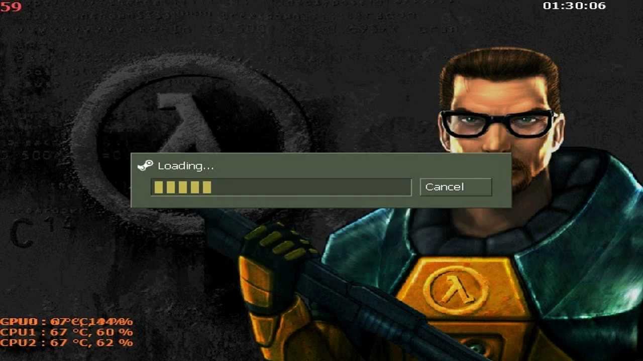 how to install half life crack life