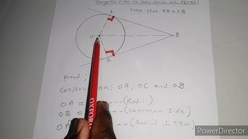 Tangents from same point