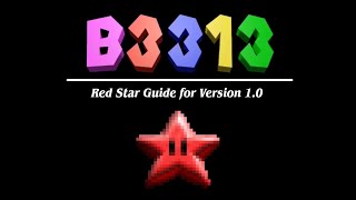 B3313 Official v1.0 - Guide on getting every Red Star