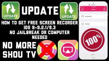 UPDATE VIDEO HOW TO GET FREE SCREEN RECORDER(iOS 9-9.2.1/9.3)(No Jailbreak Or PC)iPhone, iPad, iPod