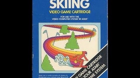 Skiing, Game 6, BB on Atari 2600, 27.34 (Glitch)