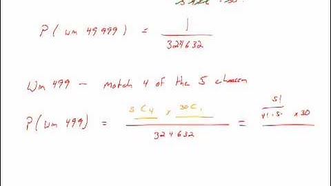 Expected Value Pick 5 Lottery