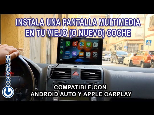 Cómo añadir una pantalla multimedia a CUALQUIER coche sin