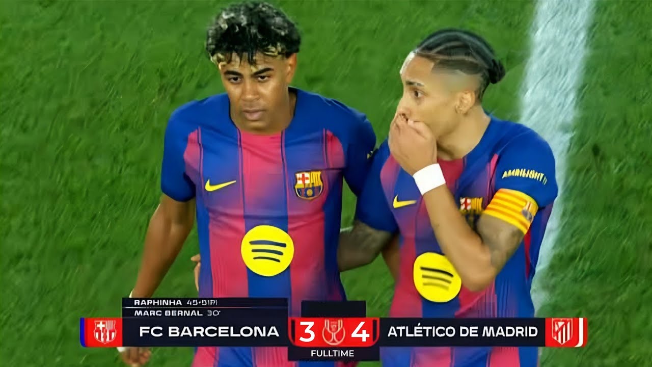 FULL HIGHLIGHT BARCELONA VS ATLETICO MADRID !!! COPA DEL REY 2ND LEG 2025/26 RAPHINHA & BERNAL GOAL