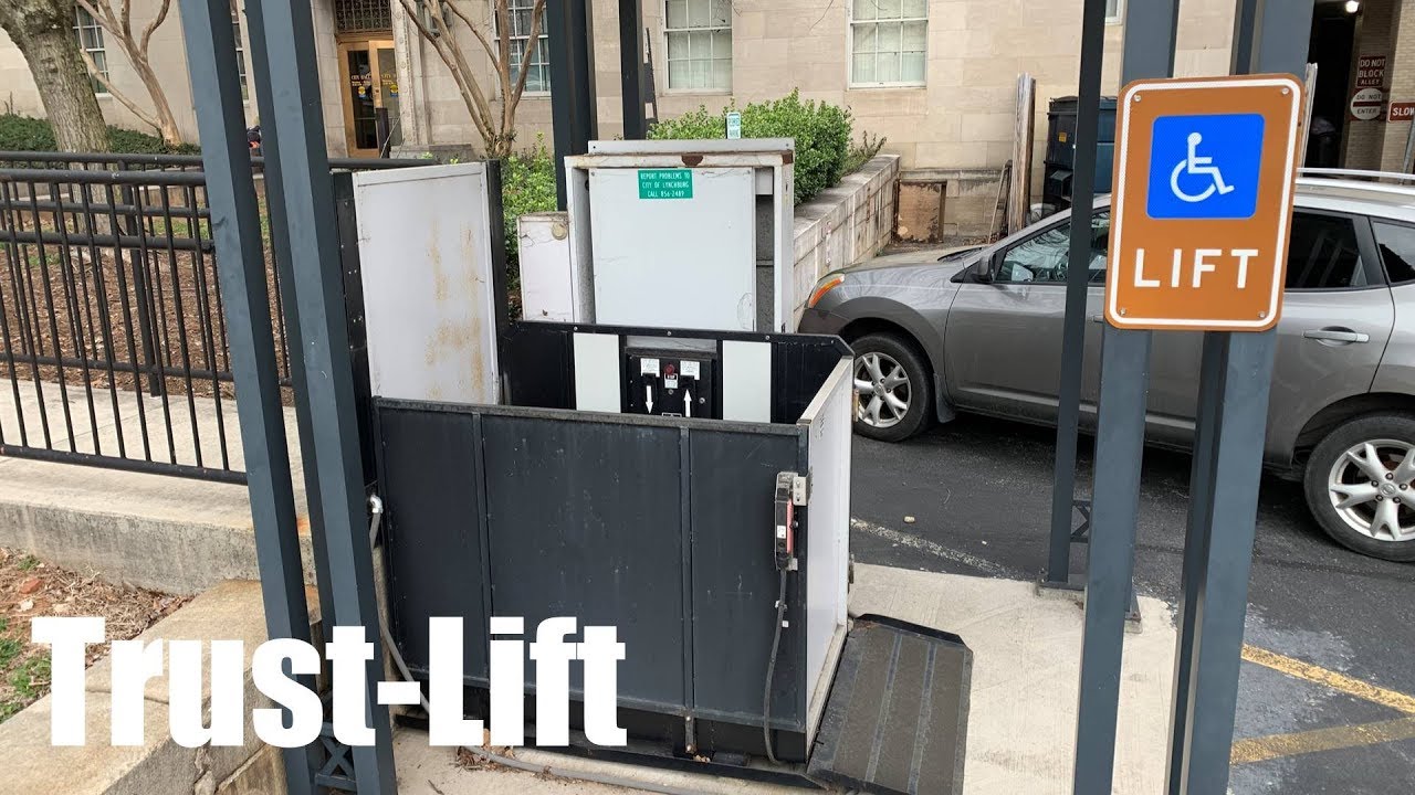 Crappy TrustLift Wheelchair Lift Lynchburg City Hall Lynchburg, VA