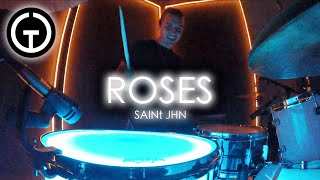 &quot;Roses&quot; Imanbek Remix - SAINt JHN (Light Up Drum Cover)