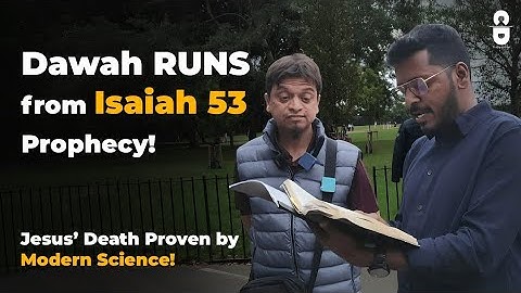 Dawah Dodges Evidence for Jesus