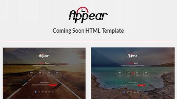 Appear - Coming Soon HTML Template | Themeforest Website Templates and Themes