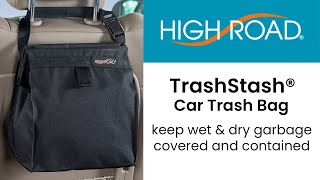 High Road's TrashStash Covered Car Trash Bag with Leakproof Liner by High Road Car Organizers 100 views 2 years ago 31 seconds