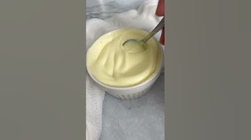 Thumbnail of Homemade Mayonnaise in less than 2 minutes with 3 INGREDIENTS ONLY #Shorts