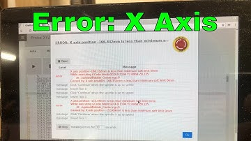 How to correct OneFinity X Axis Error