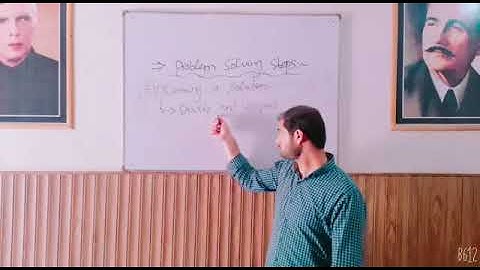 Problem-Solving Steps || Planning a Solution || Unit 1