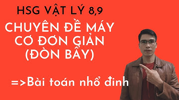 Bồi Dưỡng HSG Vật Lý 8,9 | Chuyên Đề Máy Cơ Đơn Giản | Đòn Bẩy [Quan Trọng]