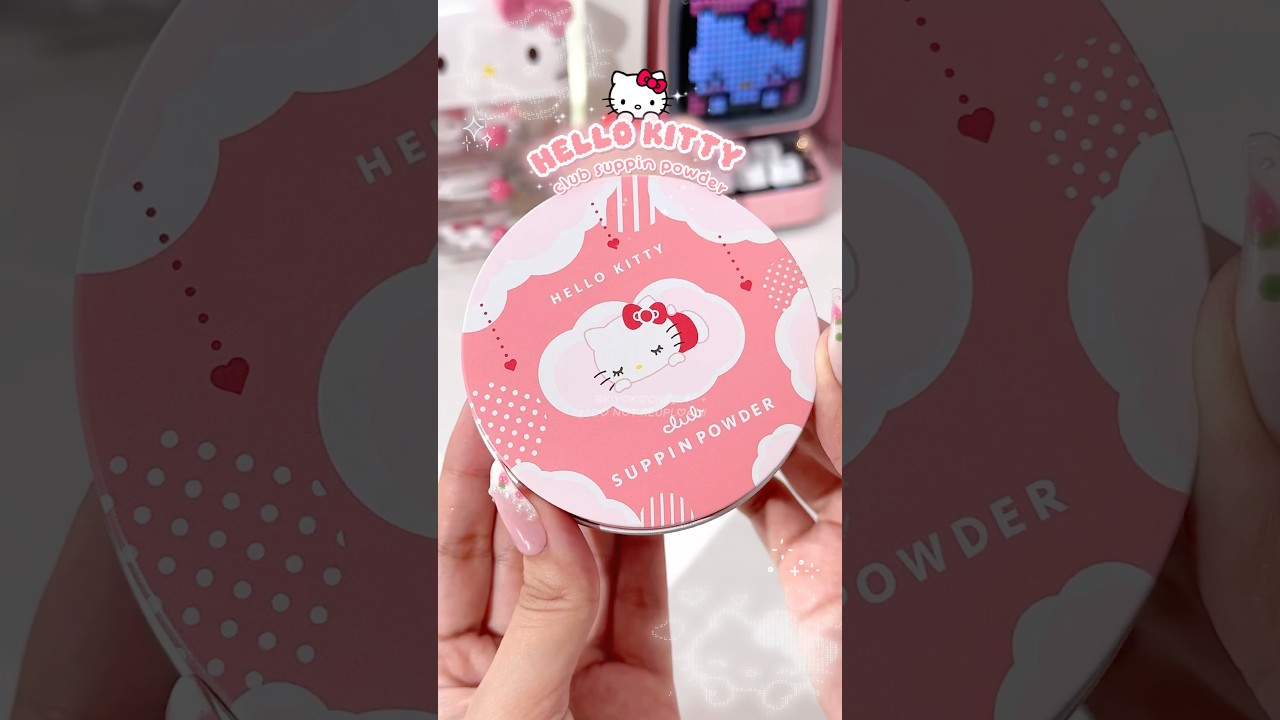 club suppin powder x sanrio (hello kitty) 🍓 
