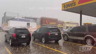 12-09-23 Batesville, MS - Destructive Hail - Winds - Power Flashes - Busted Windshield