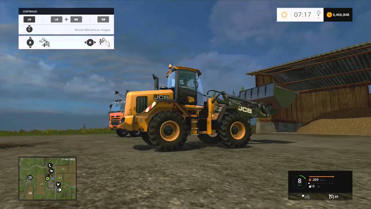 FARMING SIMULATOR 2015: Pequena viagem de caminhão [XBOX 360