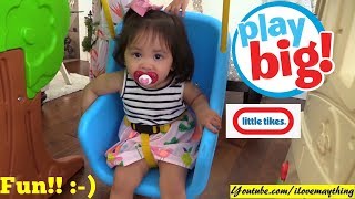 Little Kids' Mini Playground Set. Little Tikes Swing and Slide for Toddlers and Kids. Toy Channel