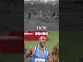 The evolution of sprinting: 100m of speed, power, and history. ⏳#Olympics  #WorldAthleticsChamps