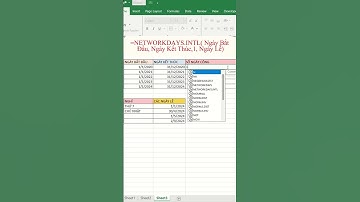 Cách tính số ngày làm việc đơn giản #reels #excelonline #excel365 #tinhocvanphong #ungdungtinhoc