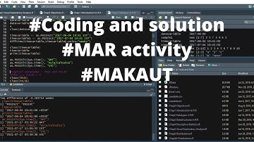 #coding solution  #MAR activity   #MAKAUT