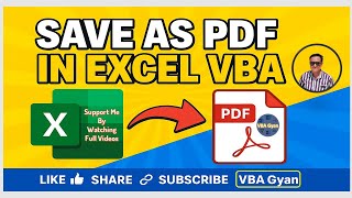 Save As PDF in Excel VBA