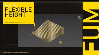 2019FUM Fadhil _ 3ds Max : Flexible Height Control by Wire Parameters