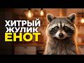 Енот : милый вор или опасный хитрец? 100 шокирующих фактов