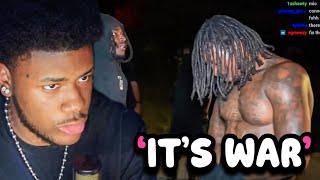 GuddaE Reacts To DUKE DENNIS TOOK THE AMP VS CLOVER WAR TOO FAR..