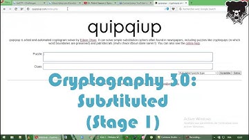 IceCTF 2016 | #Crypto | Substituted 30 Points