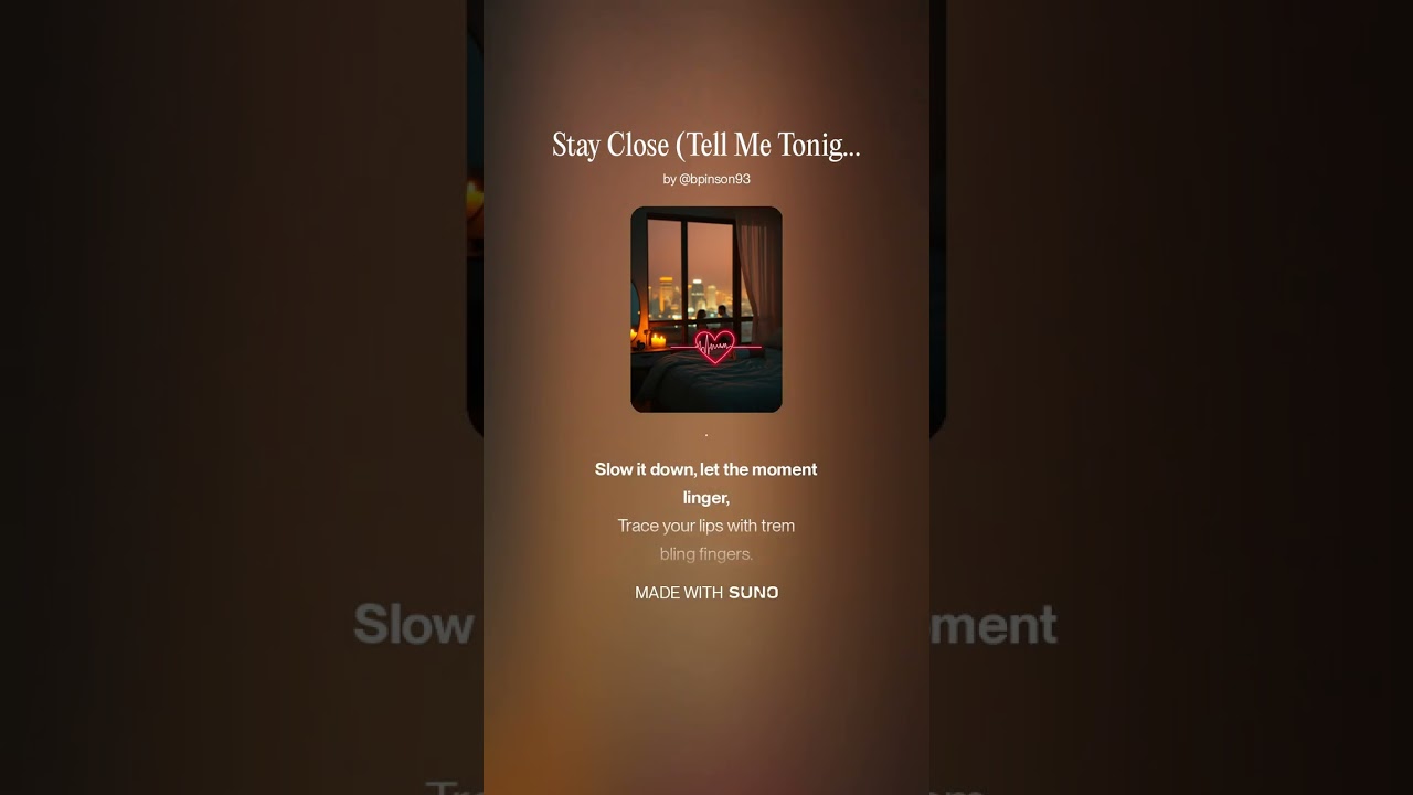 Stay Close (Tell Me Tonight) [Extended Mashup] - @brandonpinson81