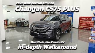 2026 New 4th Gen Changan CS75 PLUS Blue Whale Ultra Power HEV Tianshu Navigation Edition SUV