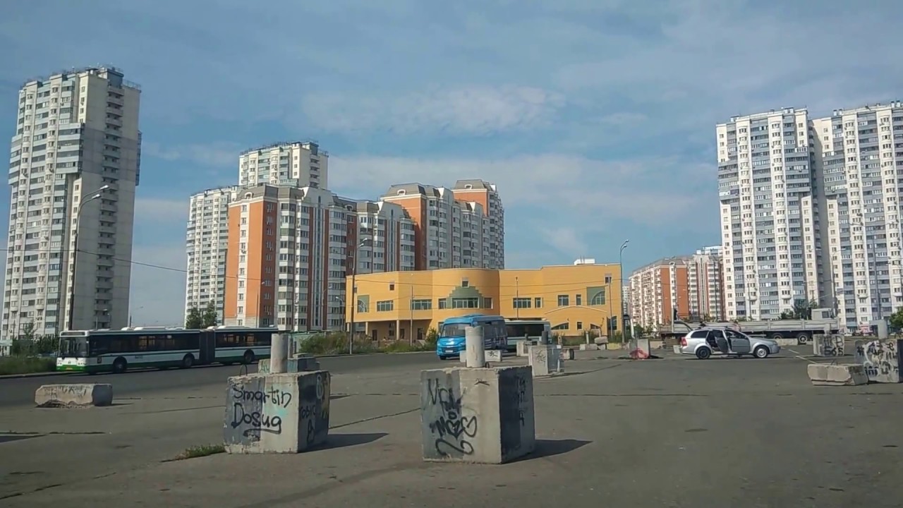 . Москва-Лухмановская-Волгоградский-МЕГА. Поездка на автомобиле по городу