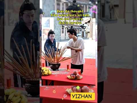 Zhan Ge Thought Yibo Would Burn His Hair But Don T Worry Didi Is Careful Yizhan Theuntamed Bjyx