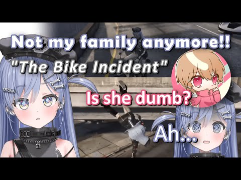 Baby throws tantrum but loses her bike...【VCR GTA / Vspo!】
