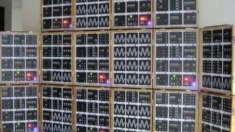 FIRST PRODUCTION MATTSON MINI MODULAR SYNTH DEMO SIX SE IO M